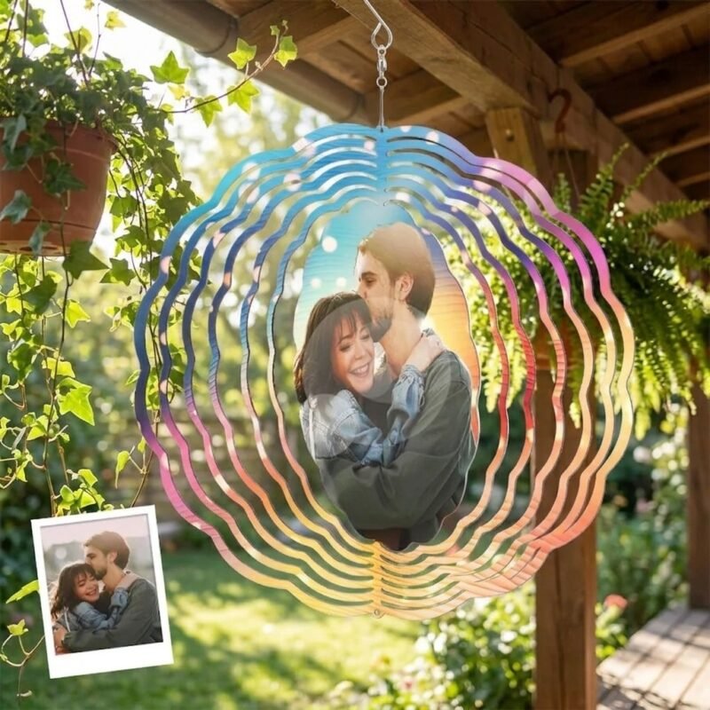 custom-photo-wind-spinner-personalized-o-lifestyle-1 Custom Photo Wind Spinner, Personalized Outdoor Garden Décor — lifestyle scene 1