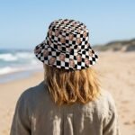 Custom Reversible Bucket Hat, Personalized Double-Sided Fashion Sun Cap — lifestyle scene 2